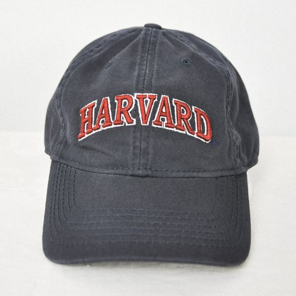 Harvard Spellout Cotton Ball Cap Hat - Picture 1 of 4